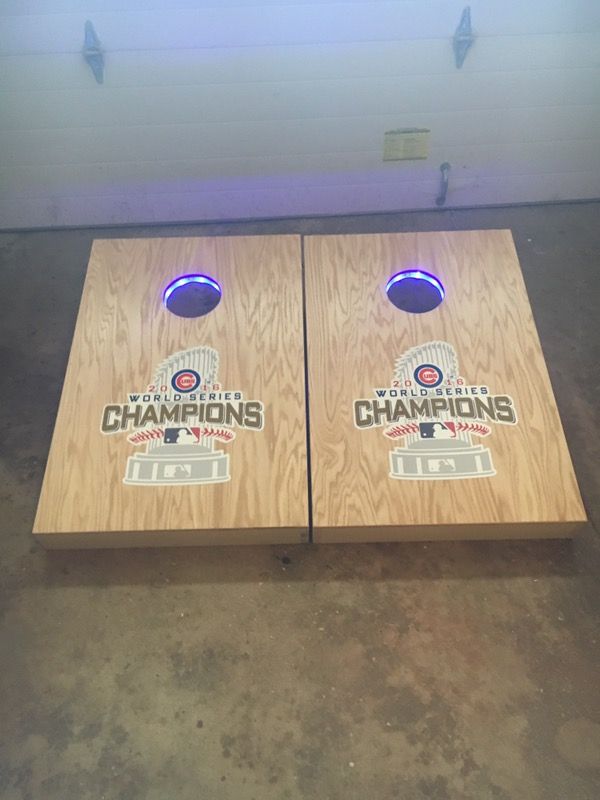 Cubs Cornhole boards