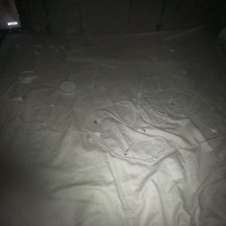 Apple Headphones, USB Cables, Apple watch charger.