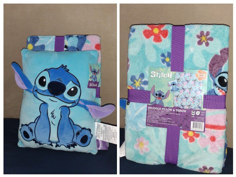 Disney Stitch Blanket Y Pillow 3D