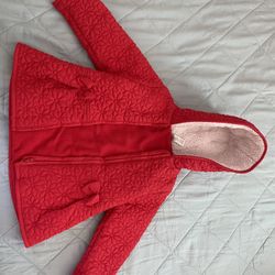 Little Me: Kids jacket size 4T Red