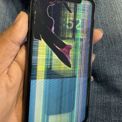 BROKEN IPHONE SCREEN BACK GLASS