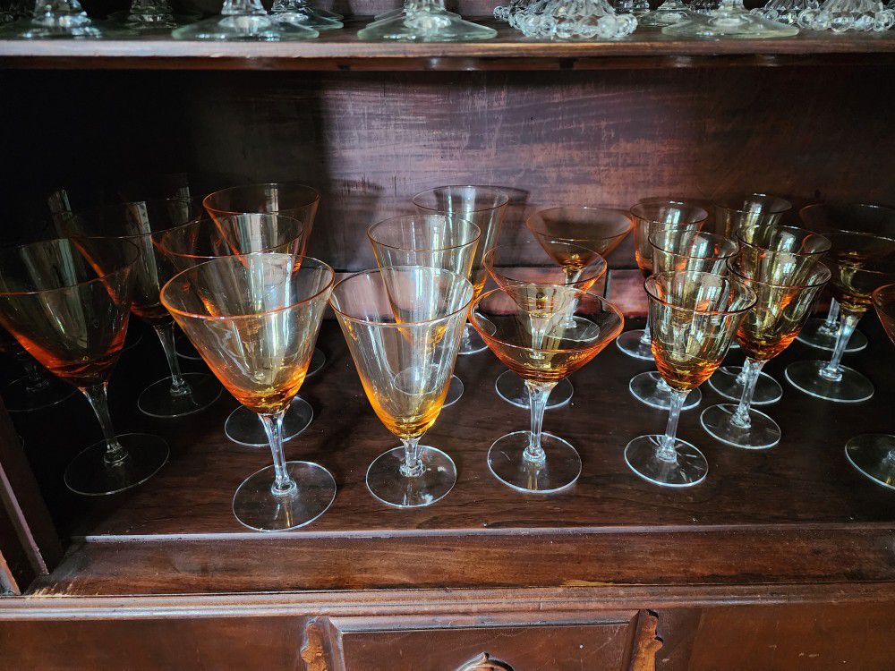Antique Glass Set
