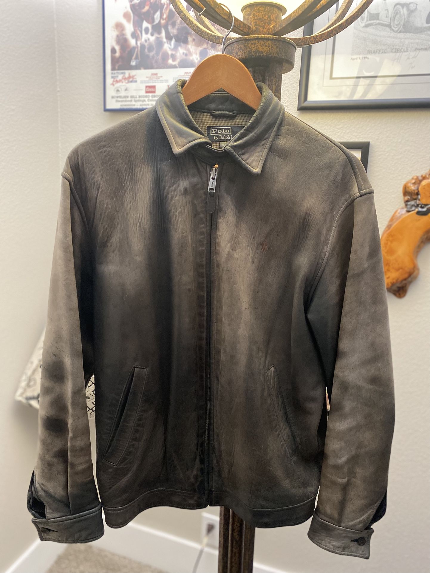 Ralph Lauren Brown Leather Jacket