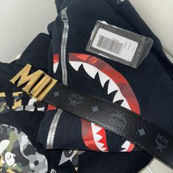 Bape Shirts And MCM Belt For Sale