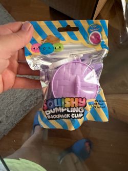 Dumpling squishy key chain mini