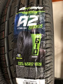 Brand New Tires (1) Atturo AZ610 (225/65R17) (Single) ($95)