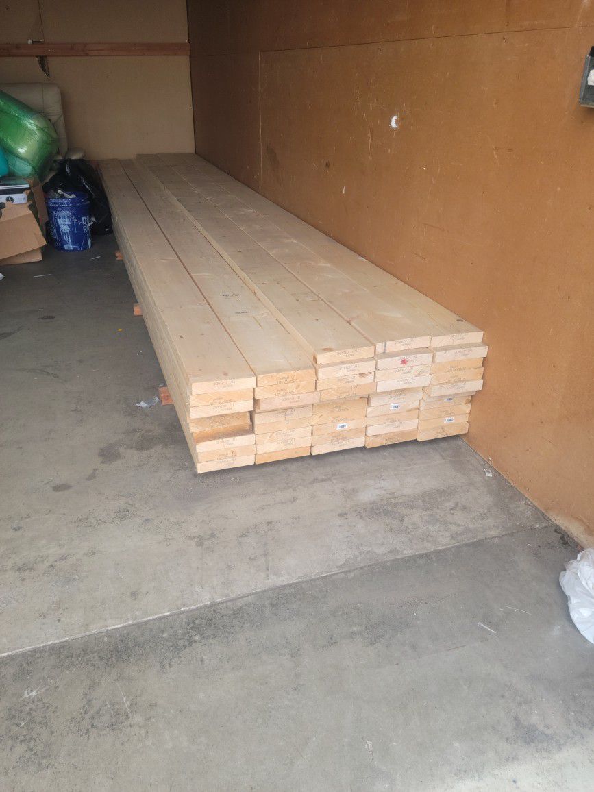48-2x8x16' J Grade Spruce Wood Facia Boards