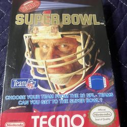 Tecmo Super Bowl NES CIB Complete in Box w/ Manual REV-A 1991 Nintendo NFL Tested.