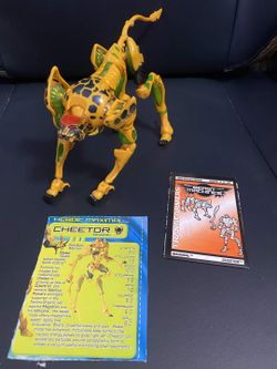 Transformers Beast Machines Cheetor Mega Class (2000) - 100% Complete with Manual & Card