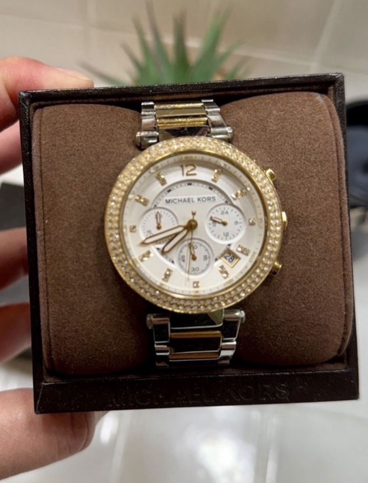Michael Kors Watch With Box And Extra Links
