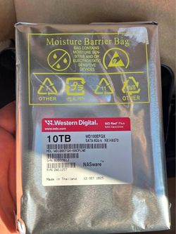 10TB WD Red Plus NAS Hard Drive Brand New CMR 7200 rpm SATA