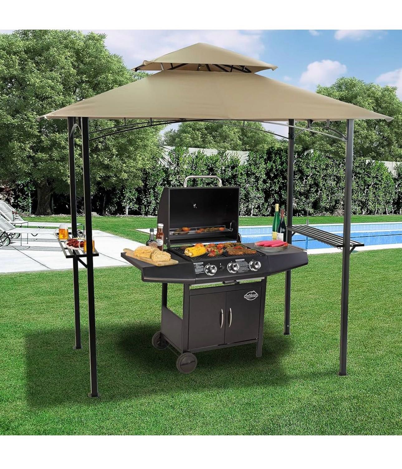 A407 $ 55 Winds Replacement Canopy Top Cover for The Aldi Gardenline Belavi Shoprite Grill Gazebo - Standard 350 This replacement canopy is designed