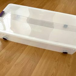 Sterilite under bed storage