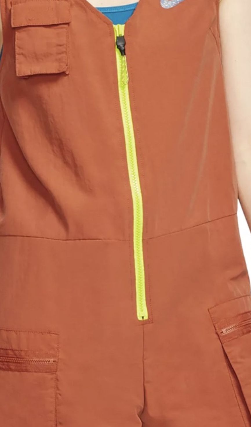 Womens Nike Sportswear Icon Clash Woven Romper CJ2291-802SIZE