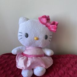Hello Kitty Plush Toy Rare German Tag