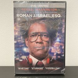 Roman J Israel ESQ DVD Movie NEW SEALED Denzel Washington Colin Farell 2018