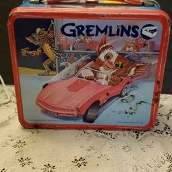 Vintage GREMLINS Metal Lunch Box- Aladdin