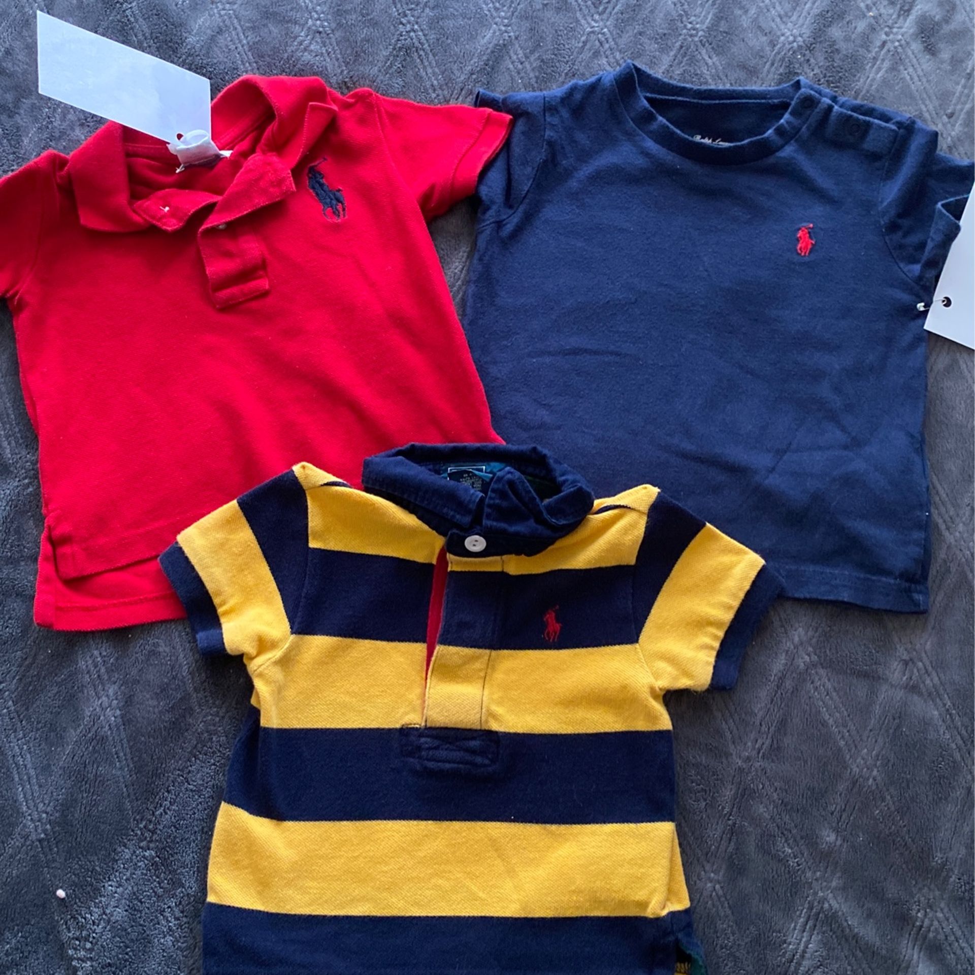 3 Ralph Lauren Shirts 9 months Boys