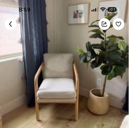 Wood frame chair