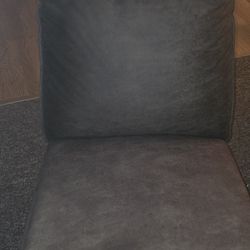 Brown Suade Chair