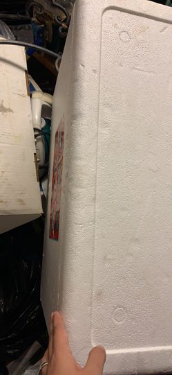 (3) styrofoam coolers