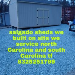 SALGADO sheds we built on site