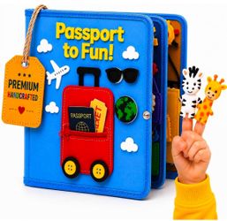Busy Book For Kids Montessori Activity Book