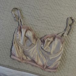 Victoria Secret Satin Unlined Wire Bra