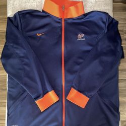 Nike UTEP Football Track Jacket Dri Fit Navy Size Men's XXL