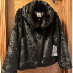 Faux Fur Jacket - New with tags - $75 (Reg. $180) OBO