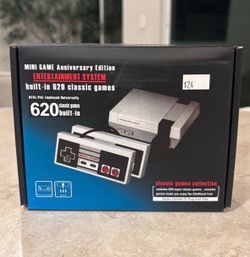 Mini game anniversary edition entertainment system built in 620 classic games