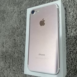 Iphone 7 Rose Gold (128GB) Case Included 