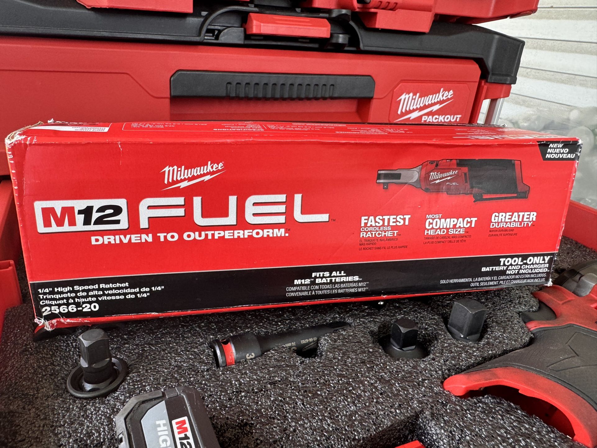Milwaukee 1/4 High Speed Ratchet