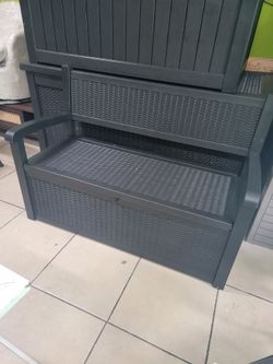 70 gallon outdoor patio storage bench
