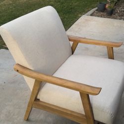 Mid-Century Modern Accent Chairs (Set of 2) – $140