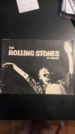 The Rolling Stones In Concert Program 1972