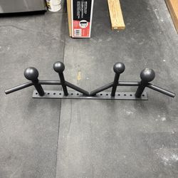 Heavy-Duty Wall Or Rack Mounted Pull-Up Bar / Multi-Grip Chin-Up Station