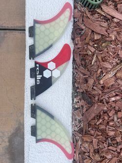 FCS II AM Surfboard Fins Tri Set