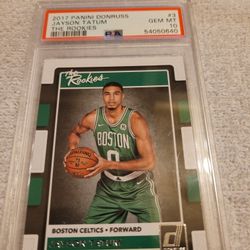 2017 Panini Donruss Jayson Tatum  #3 The Rookies PSA 10.