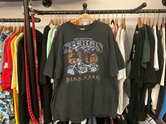 Vintage 2006 Sturgis Bike Week 66th Anniversary Motorcycle Tee Black Size 2XL