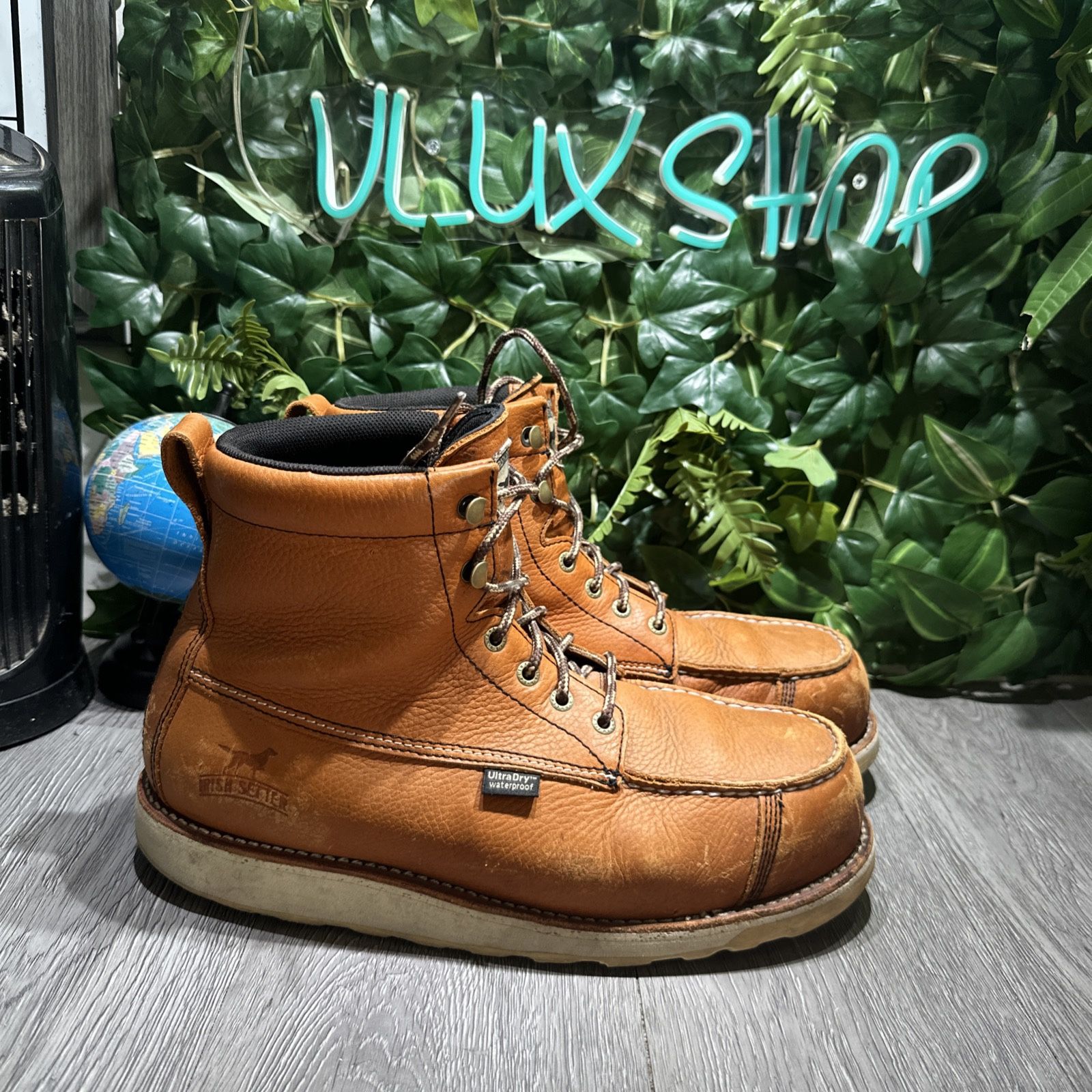 Red Wing Irish Setter 83632 ST Waterproof Safety Toe Work Boots  Men Size 10 2E