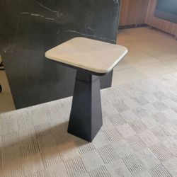 Side table/nightstands with white marble top