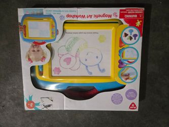 Playgo Magnetic Art Workshop Drawing Board