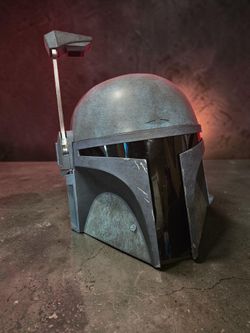 Starwars: the mandalorian death watch helmet