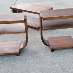 Mid CENTURY MODERN SIDE TABLES COFFEE TABLE GREAT CONDITION PICK UP FROM BLOOMINGDALE 