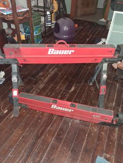BAUER folding metal saw horses