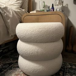 Ottoman/ side table