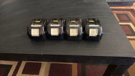 4 makita batteries 3.0ah 18v