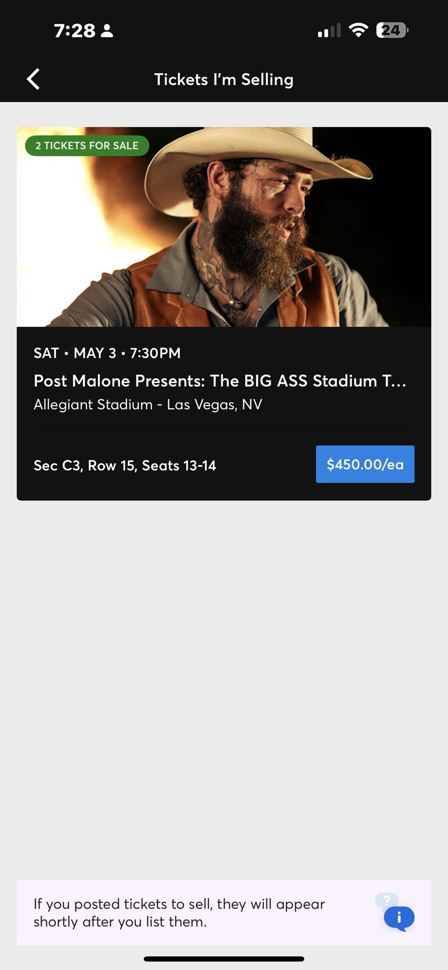 Post Malone & Jell Roll Tickets