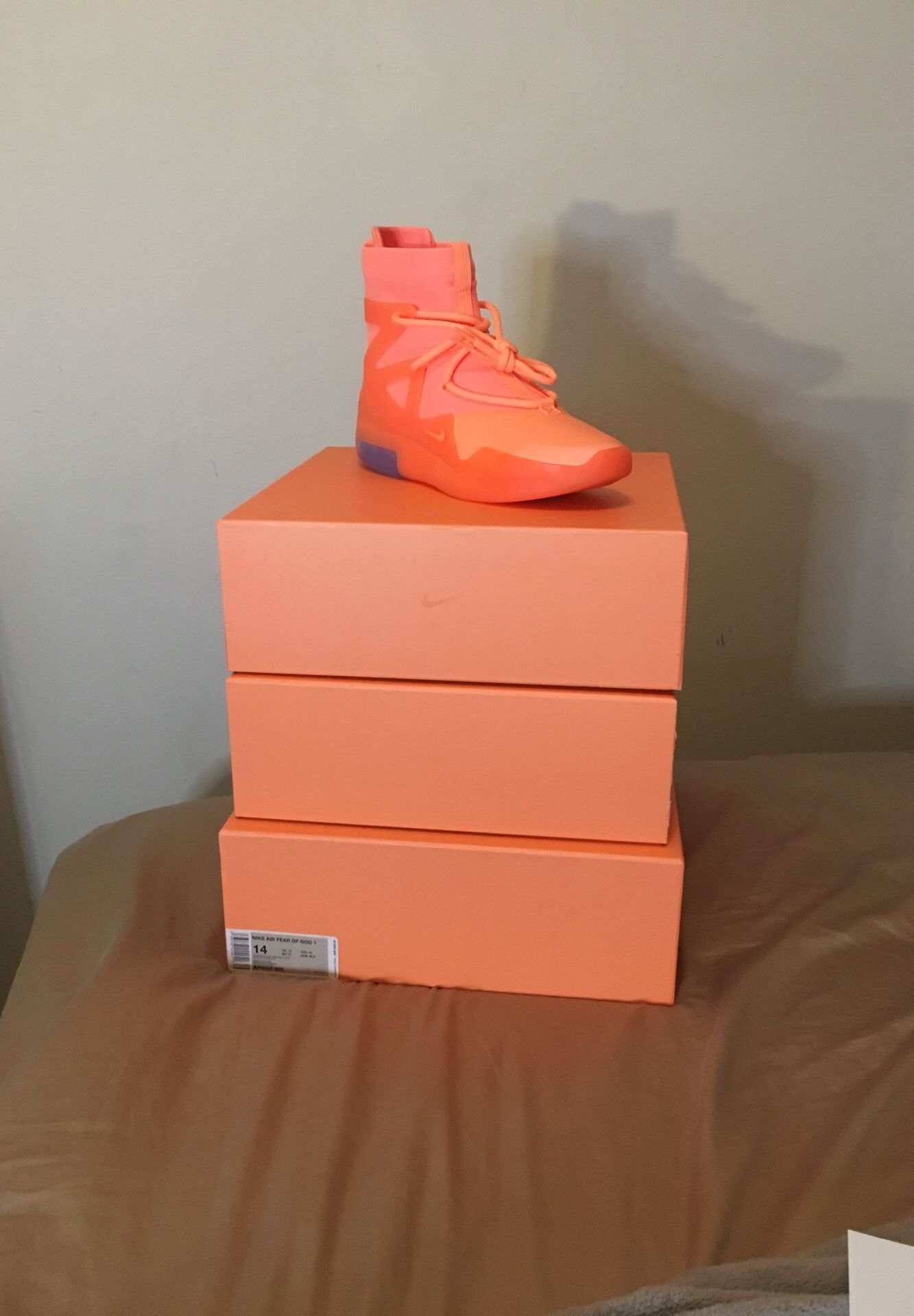Nike Fear of God Orange Pulse